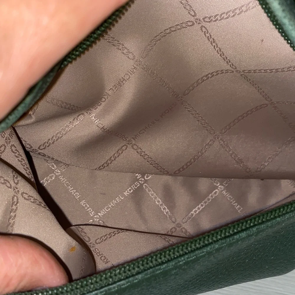Michael Kors Slater Large Pebbled Leather Backpack Moss 30T0G04B7L